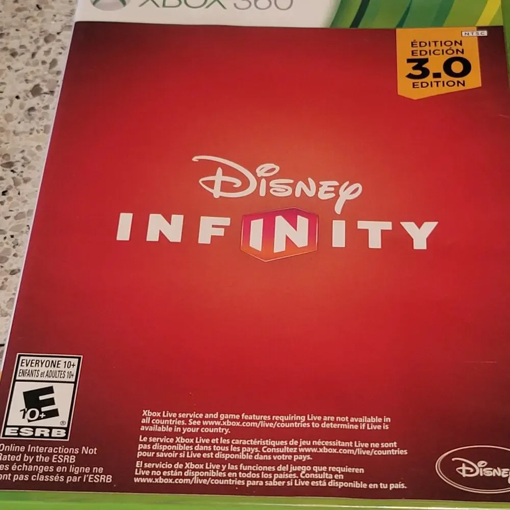 Disney Infinity 3.0 Edition Disc Microsoft XBOX 360, 2015 Case + Manual✨️Rated E